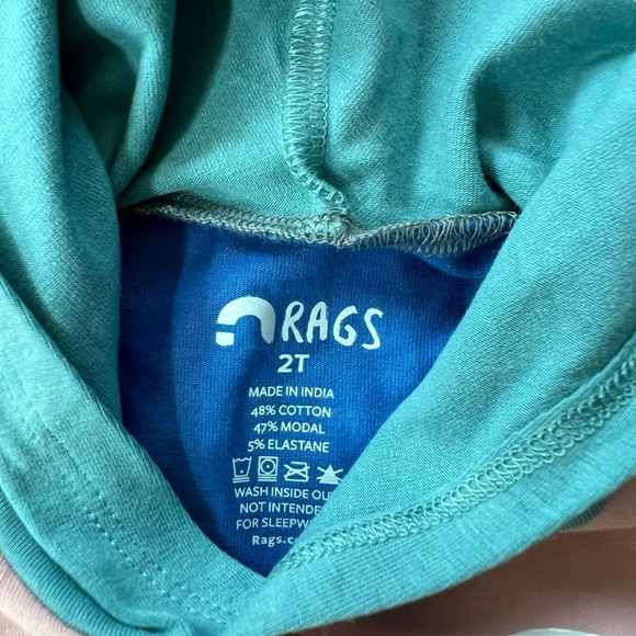 NWT Rags Tank Hooded Capri Romper Size 2T - Picture 3 of 4